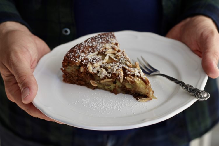Rharbarber Mandel Kuchen