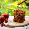 Apfel-Blondies Vegan