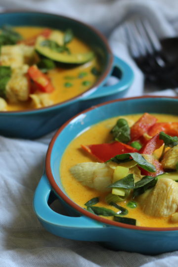 Gelbes Hähnchen Curry