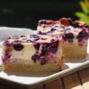 Blueberry Cake mit Creme fraiche