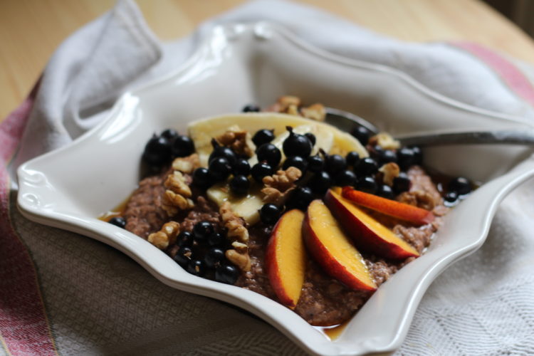 Veganes Schoko-Porridge