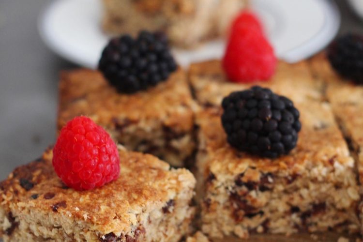 Dattel-Schoko-Flapjacks