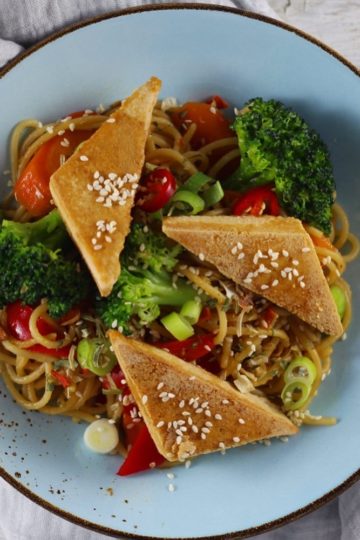 Gebratene Nudeln Bami Goreng Style