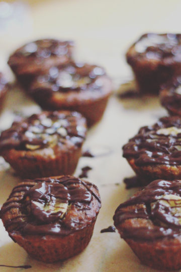 Super saftige Bananen-Schoko-Muffins