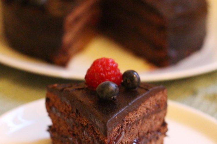 Vegane Schokotorte